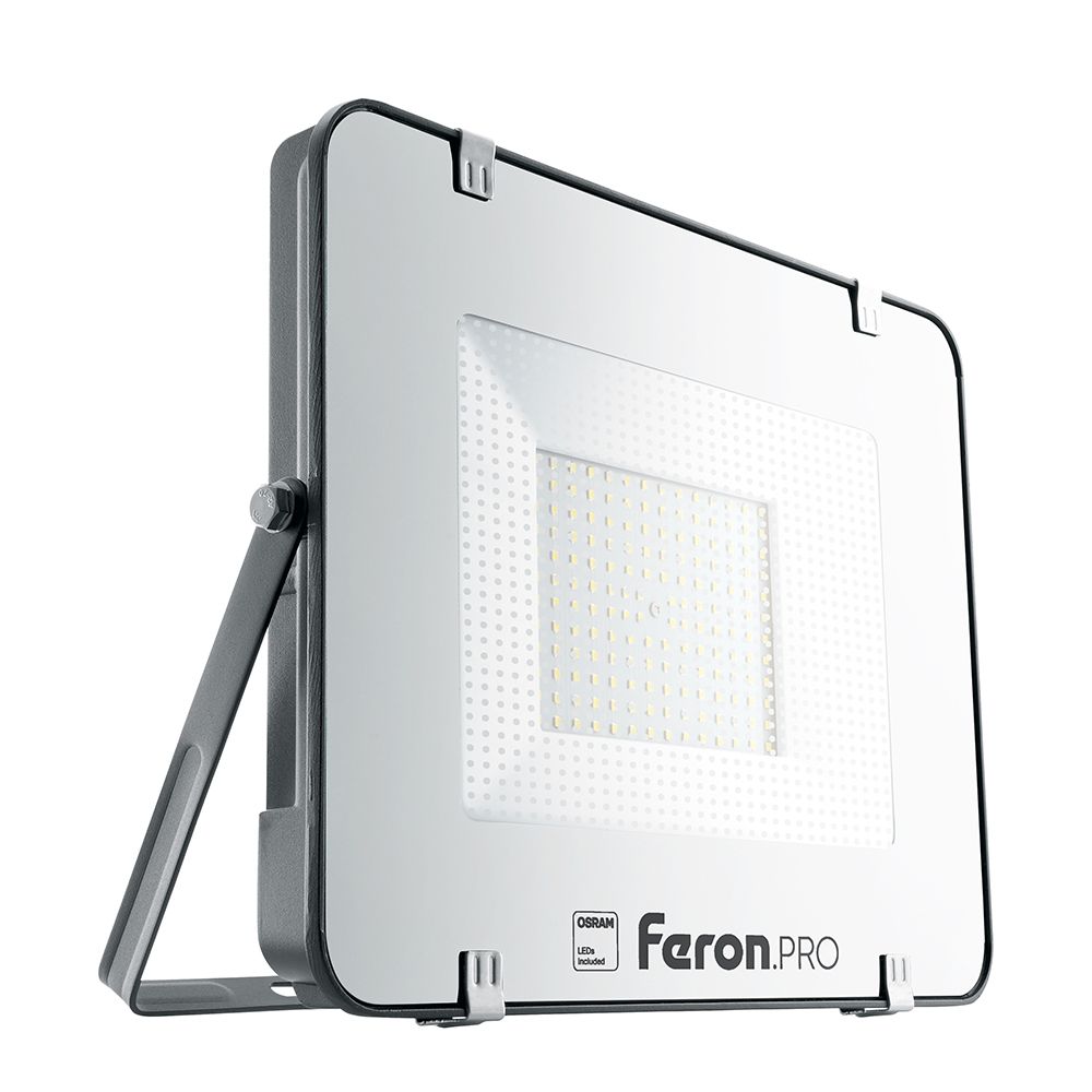 Прожектор светодиодный 150W 6400K IP65 AC175-265V/50Hz черный, LL-1000 Feron